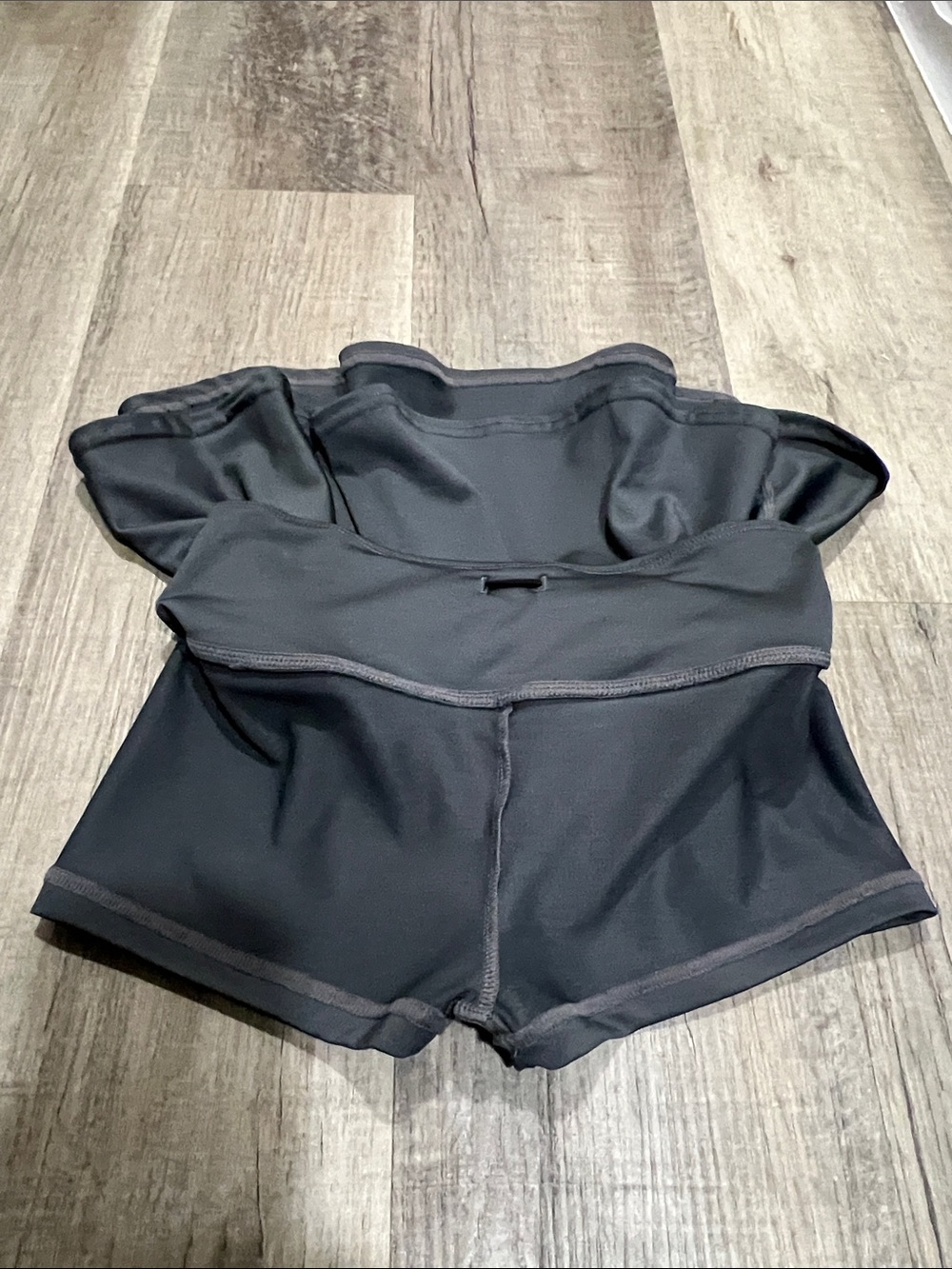 Rebel Athletics Legendary Flouncy Skort dark gray size YL - Picture 5 of 6
